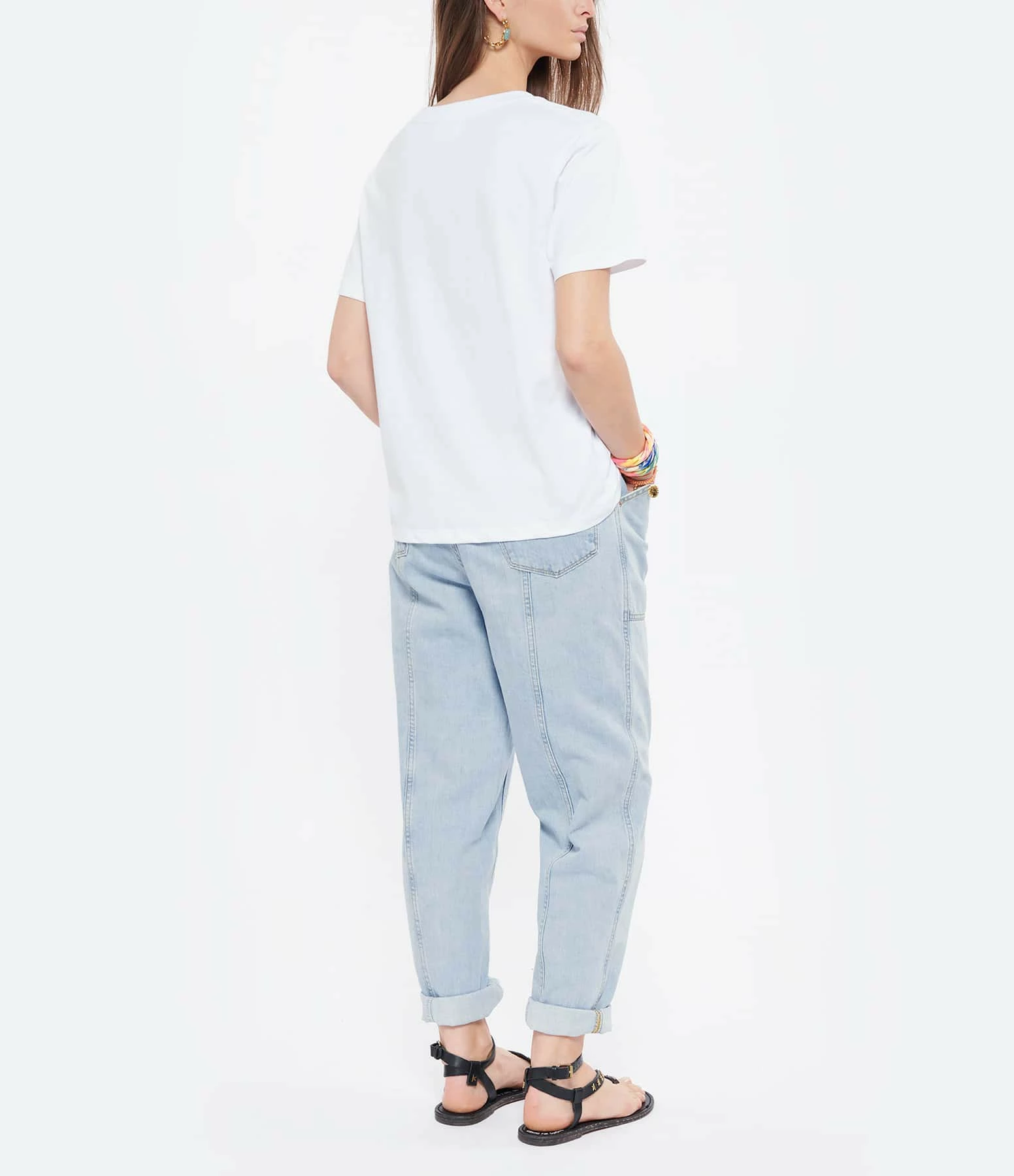 DEAR JULIETTE Tee-shirt Wishlist Coton Biologique Blanc 7 DEAR JULIETTE Tee-shirt Wishlist Coton Biologique Blanc – Image 5