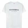 DEAR JULIETTE Tee-shirt Yesterday Coton Biologique Blanc 1 DEAR JULIETTE Tee-shirt Yesterday Coton Biologique Blanc -Boutique MAJESTIC FILATURES unnamed file 3790