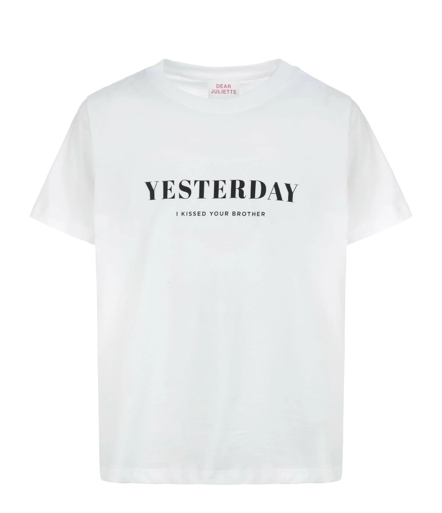 DEAR JULIETTE Tee-shirt Yesterday Coton Biologique Blanc 3 DEAR JULIETTE Tee-shirt Yesterday Coton Biologique Blanc