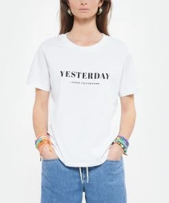 DEAR JULIETTE Tee-shirt Yesterday Coton Biologique Blanc 9 DEAR JULIETTE Tee-shirt Yesterday Coton Biologique Blanc -Boutique MAJESTIC FILATURES unnamed file 3792