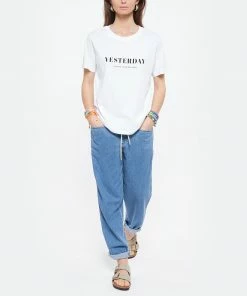 DEAR JULIETTE Tee-shirt Yesterday Coton Biologique Blanc 10 DEAR JULIETTE Tee-shirt Yesterday Coton Biologique Blanc -Boutique MAJESTIC FILATURES unnamed file 3793