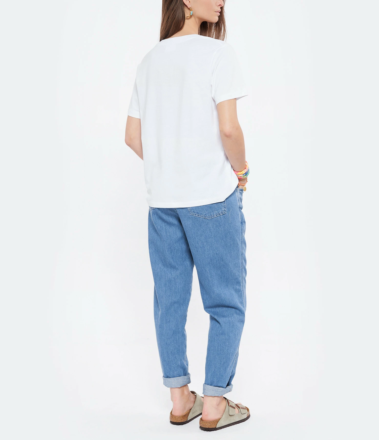 DEAR JULIETTE Tee-shirt Yesterday Coton Biologique Blanc 7 DEAR JULIETTE Tee-shirt Yesterday Coton Biologique Blanc – Image 5