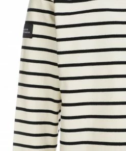 Alternative view of MAISON STANDARDS Tee-shirt Marinière Domotille Coton Écru