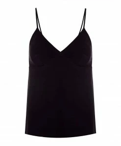 NORMA KAMALI Top Caraco Noir
