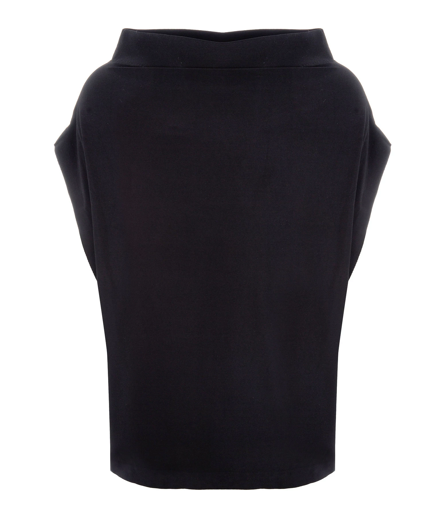 NORMA KAMALI Top Noir Manches Chauves Souris 3 NORMA KAMALI Top Noir Manches Chauves Souris