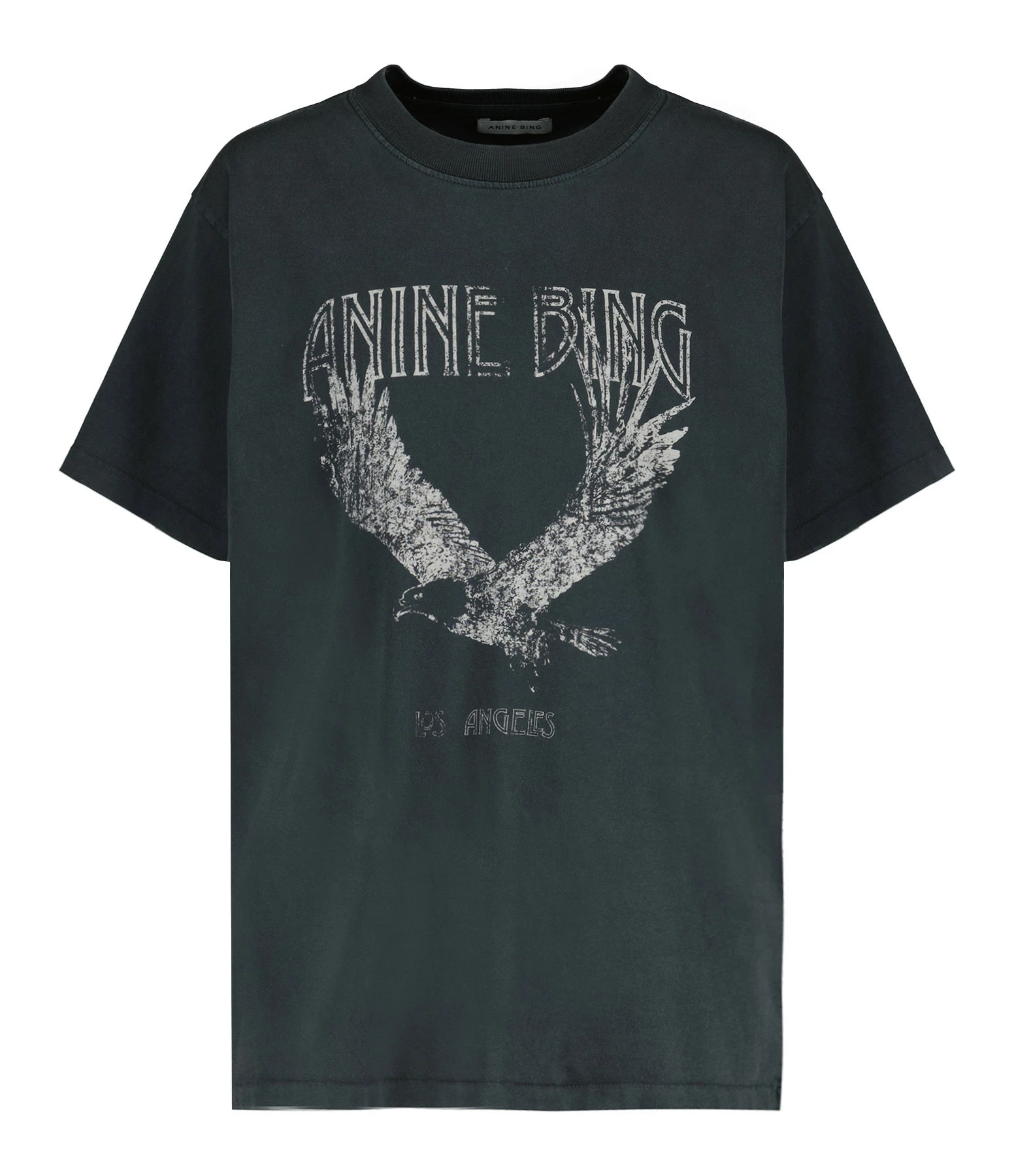 ANINE BING Tee-shirt Lili Coton Organique Gris Délavé 3 ANINE BING Tee-shirt Lili Coton Organique Gris Délavé