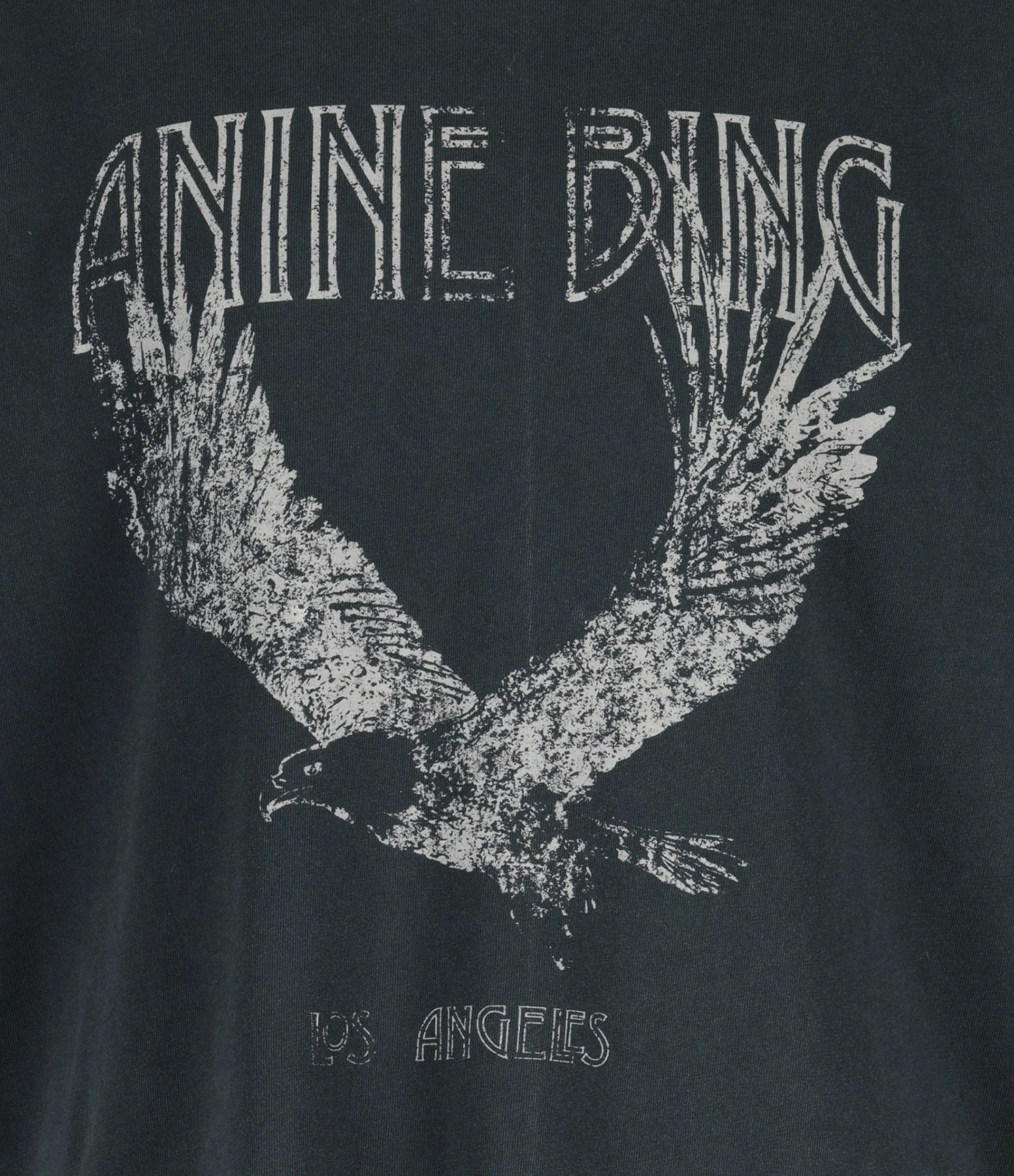 ANINE BING Tee-shirt Lili Coton Organique Gris Délavé 4 ANINE BING Tee-shirt Lili Coton Organique Gris Délavé – Image 2