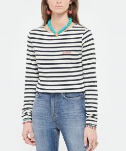 MAISON LABICHE Tee-shirt Amour Coton Biologique Ivoire Bleu Navy 9 MAISON LABICHE Tee-shirt Amour Coton Biologique Ivoire Bleu Navy -Boutique MAJESTIC FILATURES unnamed file 3828