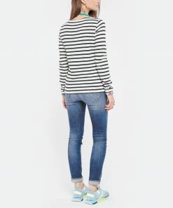 MAISON LABICHE Tee-shirt Amour Coton Biologique Ivoire Bleu Navy 11 MAISON LABICHE Tee-shirt Amour Coton Biologique Ivoire Bleu Navy -Boutique MAJESTIC FILATURES unnamed file 3830