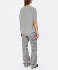 CT PLAGE Pull Manches Courtes Cachemire Raccoon Gris -Boutique MAJESTIC FILATURES unnamed file 385