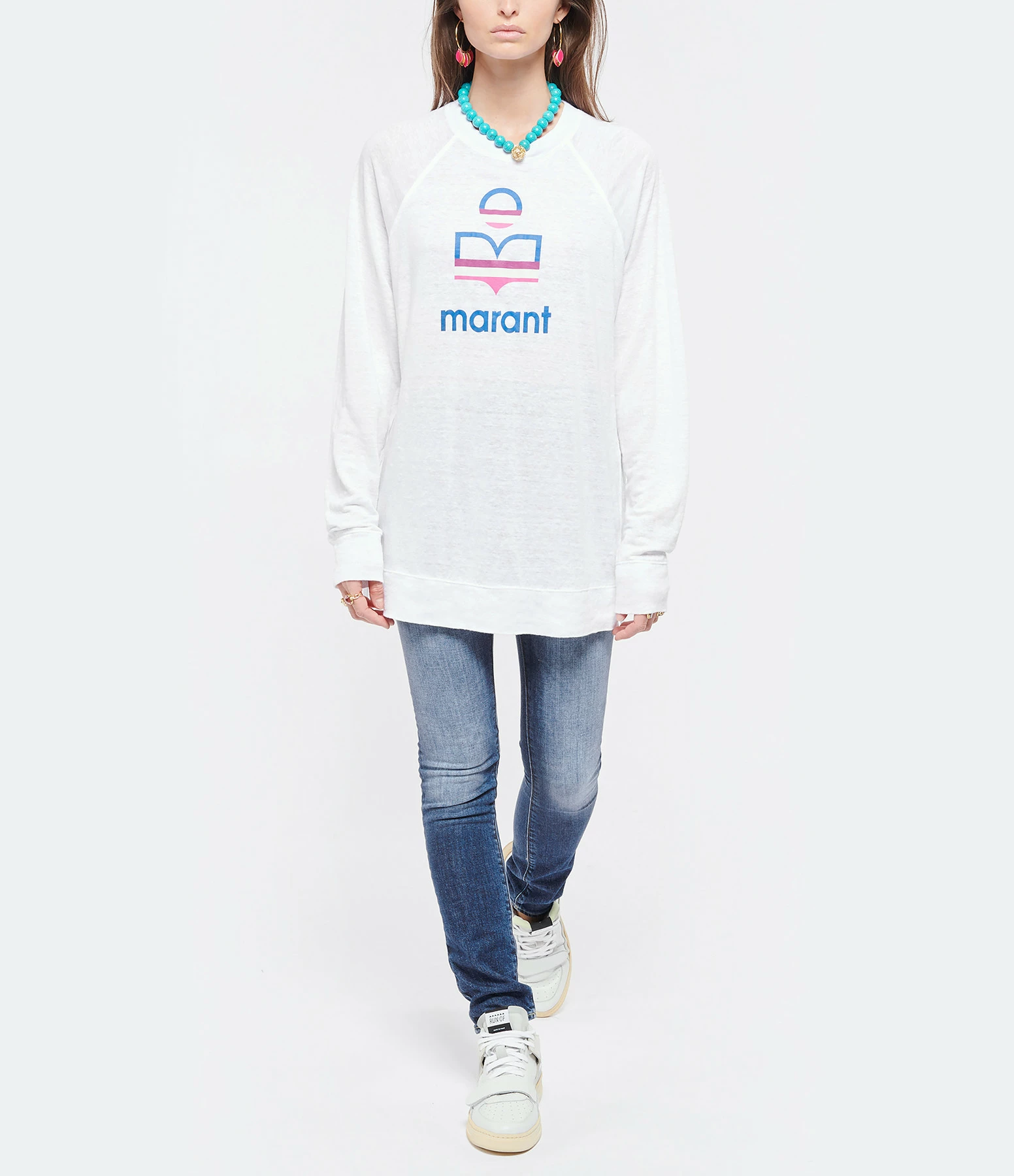 ISABEL MARANT ÉTOILE Tee-shirt Kiefferf Lin Blanc 5 ISABEL MARANT ÉTOILE Tee-shirt Kiefferf Lin Blanc – Image 3