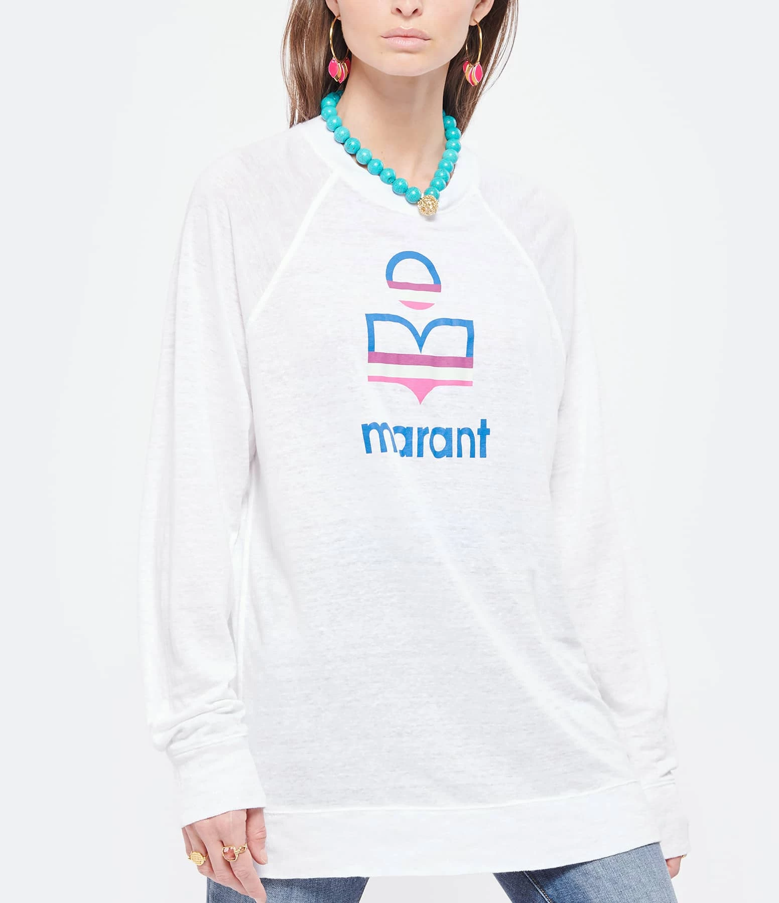 ISABEL MARANT ÉTOILE Tee-shirt Kiefferf Lin Blanc 6 ISABEL MARANT ÉTOILE Tee-shirt Kiefferf Lin Blanc – Image 4
