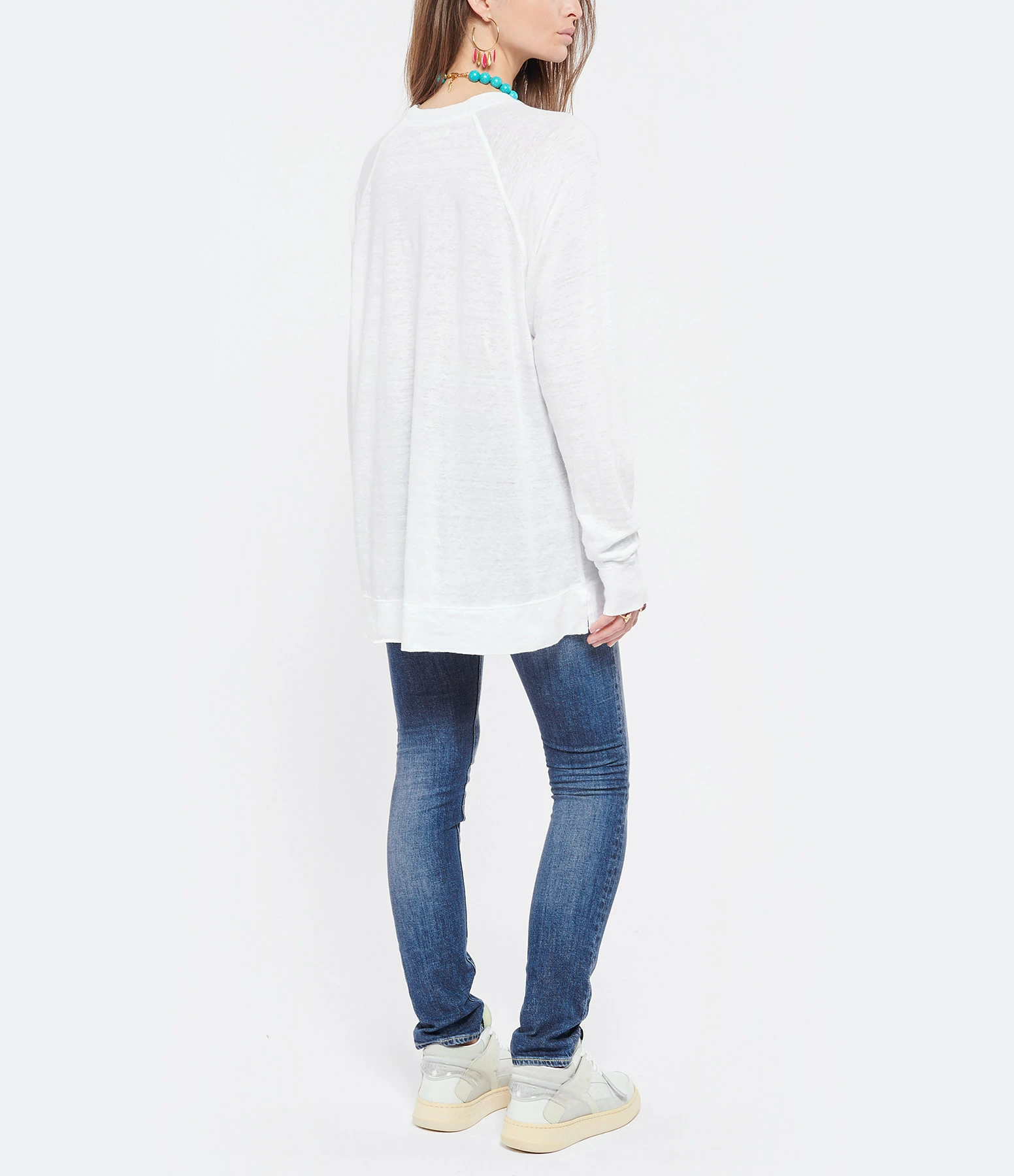 ISABEL MARANT ÉTOILE Tee-shirt Kiefferf Lin Blanc 7 ISABEL MARANT ÉTOILE Tee-shirt Kiefferf Lin Blanc – Image 5