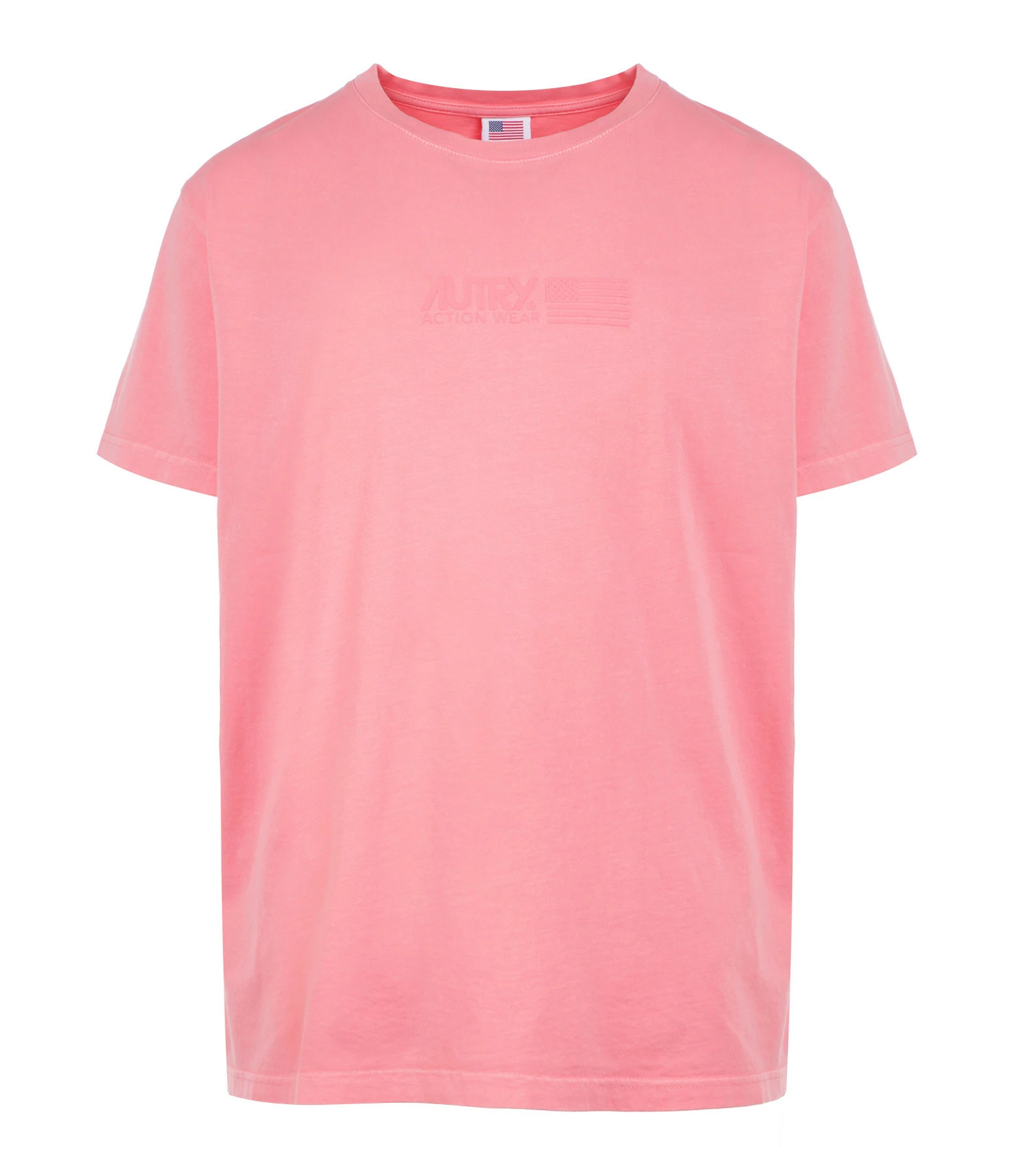 AUTRY Tee-shirt Matchpoint Flag Rose 3 AUTRY Tee-shirt Matchpoint Flag Rose