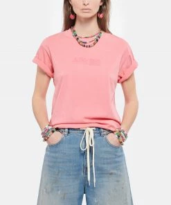AUTRY Tee-shirt Matchpoint Flag Rose 9 AUTRY Tee-shirt Matchpoint Flag Rose -Boutique MAJESTIC FILATURES unnamed file 3864