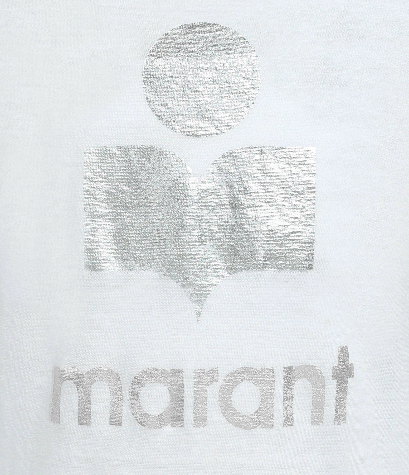 ISABEL MARANT ÉTOILE Tee-shirt Koldi Lin Blanc Argenté 4 ISABEL MARANT ÉTOILE Tee-shirt Koldi Lin Blanc Argenté – Image 2