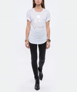ISABEL MARANT ÉTOILE Tee-shirt Koldi Lin Blanc Argenté 11 ISABEL MARANT ÉTOILE Tee-shirt Koldi Lin Blanc Argenté -Boutique MAJESTIC FILATURES unnamed file 3881