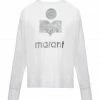 ISABEL MARANT ÉTOILE Tee-shirt Klowia Lin Blanc Argenté 1 ISABEL MARANT ÉTOILE Tee-shirt Klowia Lin Blanc Argenté -Boutique MAJESTIC FILATURES unnamed file 3884