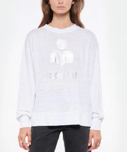 ISABEL MARANT ÉTOILE Tee-shirt Klowia Lin Blanc Argenté 10 ISABEL MARANT ÉTOILE Tee-shirt Klowia Lin Blanc Argenté -Boutique MAJESTIC FILATURES unnamed file 3886
