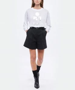ISABEL MARANT ÉTOILE Tee-shirt Klowia Lin Blanc Argenté 13 ISABEL MARANT ÉTOILE Tee-shirt Klowia Lin Blanc Argenté -Boutique MAJESTIC FILATURES unnamed file 3889