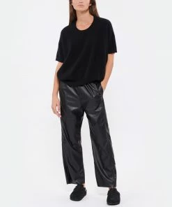 CT PLAGE Pull Manches Courtes Cachemire Raccoon Noir -Boutique MAJESTIC FILATURES unnamed file 389