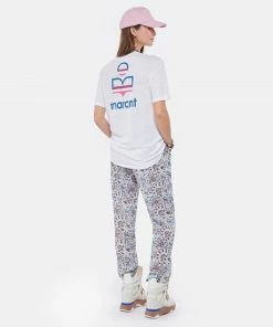 ISABEL MARANT ÉTOILE Tee-shirt Zewel Lin Blanc -Boutique MAJESTIC FILATURES unnamed file 3898