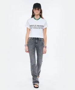 ZADIG & VOLTAIRE Tee-shirt Zoe ZV Address Coton Blanc 10 ZADIG & VOLTAIRE Tee-shirt Zoe ZV Address Coton Blanc -Boutique MAJESTIC FILATURES unnamed file 3917
