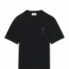 AMI PARIS Tee-shirt Unisexe Ami De Cœur Coton Biologique Noir 1 AMI PARIS Tee-shirt Unisexe Ami De Cœur Coton Biologique Noir -Boutique MAJESTIC FILATURES unnamed file 3924