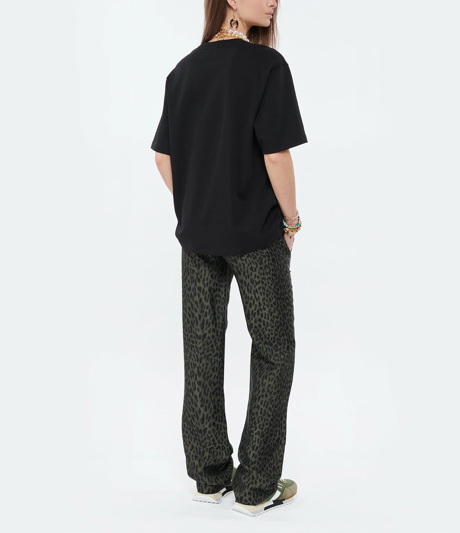 AMI PARIS Tee-shirt Unisexe Ami De Cœur Coton Biologique Noir 6 AMI PARIS Tee-shirt Unisexe Ami De Cœur Coton Biologique Noir – Image 4