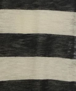 Alternative view of ROBERTO COLLINA Tee-shirt Lin Rayures Noir Blanc