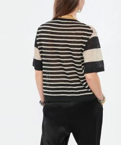 ROBERTO COLLINA Tee-shirt Lin Rayures Noir Blanc 10 ROBERTO COLLINA Tee-shirt Lin Rayures Noir Blanc -Boutique MAJESTIC FILATURES unnamed file 3941
