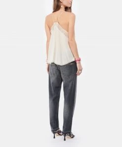 ZADIG & VOLTAIRE Top Caraco Christy Écru -Boutique MAJESTIC FILATURES unnamed file 3960