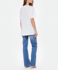ISABEL MARANT ÉTOILE Tee-shirt Zewel Lin Blanc Argenté -Boutique MAJESTIC FILATURES unnamed file 4001