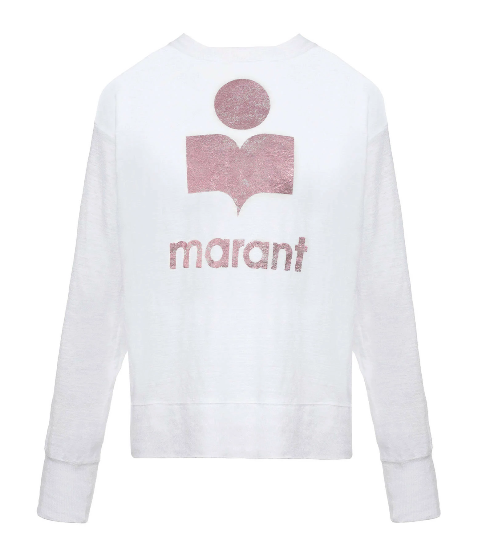 ISABEL MARANT ÉTOILE Tee-shirt Klowia Lin Blanc Rose 3 ISABEL MARANT ÉTOILE Tee-shirt Klowia Lin Blanc Rose