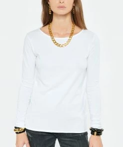 MAJESTIC FILATURES Tee-shirt Manches Longues Col Bateau Blanc 9 MAJESTIC FILATURES Tee-shirt Manches Longues Col Bateau Blanc -Boutique MAJESTIC FILATURES unnamed file 4033