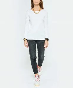 MAJESTIC FILATURES Tee-shirt Manches Longues Col Bateau Blanc 10 MAJESTIC FILATURES Tee-shirt Manches Longues Col Bateau Blanc -Boutique MAJESTIC FILATURES unnamed file 4034