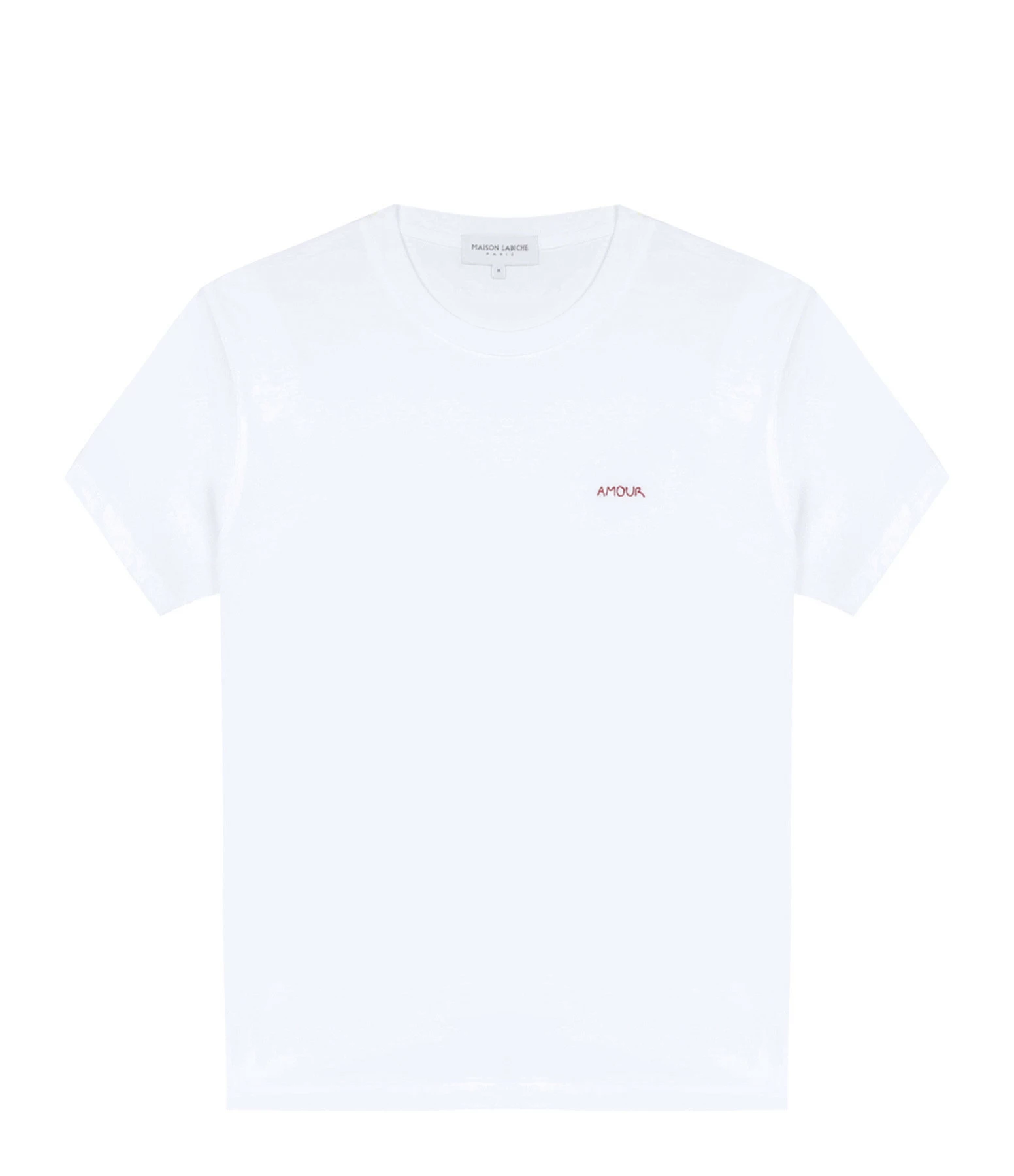 MAISON LABICHE Tee-shirt Unisexe Amour Coton Biologique Blanc 3 MAISON LABICHE Tee-shirt Unisexe Amour Coton Biologique Blanc
