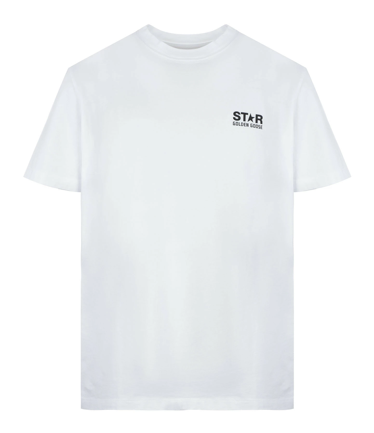 GOLDEN GOOSE Tee-shirt Homme Star Coton Blanc Noir 3 GOLDEN GOOSE Tee-shirt Homme Star Coton Blanc Noir