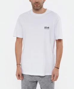 GOLDEN GOOSE Tee-shirt Homme Star Coton Blanc Noir 9 GOLDEN GOOSE Tee-shirt Homme Star Coton Blanc Noir -Boutique MAJESTIC FILATURES unnamed file 4076