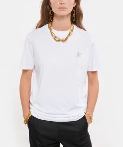 GOLDEN GOOSE Tee-shirt Étoile Coton Blanc Argenté 9 GOLDEN GOOSE Tee-shirt Étoile Coton Blanc Argenté -Boutique MAJESTIC FILATURES unnamed file 4099