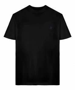 GOLDEN GOOSE Tee-shirt Étoile Coton Noir