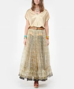 MAJESTIC FILATURES Tee-shirt Col V Lin Sable Doré -Boutique MAJESTIC FILATURES unnamed file 4149