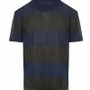 ROBERTO COLLINA Tee-shirt Rayures Bleu Noir -Boutique MAJESTIC FILATURES unnamed file 4165