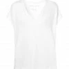 MAJESTIC FILATURES Tee-shirt Col V Lin Blanc -Boutique MAJESTIC FILATURES unnamed file 4198