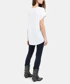 MAJESTIC FILATURES Tee-shirt Col V Lin Blanc 14 MAJESTIC FILATURES Tee-shirt Col V Lin Blanc -Boutique MAJESTIC FILATURES unnamed file 4202