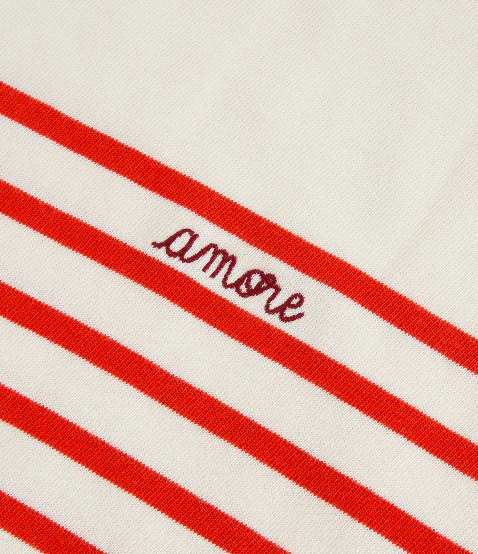MAISON LABICHE Tee-shirt Cool Sailor Amore Coton Biologique Rouge Ivoire 4 MAISON LABICHE Tee-shirt Cool Sailor Amore Coton Biologique Rouge Ivoire – Image 2