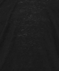 Alternative view of MAJESTIC FILATURES Tee-shirt Manches 3/4 Col V Lin Noir