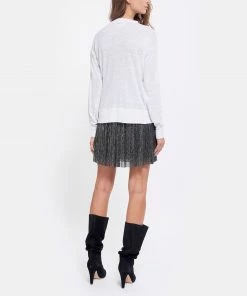 ISABEL MARANT ÉTOILE Tee-shirt Klowia Lin Blanc Argenté Doré 9 ISABEL MARANT ÉTOILE Tee-shirt Klowia Lin Blanc Argenté Doré -Boutique MAJESTIC FILATURES unnamed file 4236