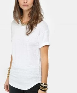 ISABEL MARANT ÉTOILE Tee-shirt Koldi Uni Lin Blanc 9 ISABEL MARANT ÉTOILE Tee-shirt Koldi Uni Lin Blanc -Boutique MAJESTIC FILATURES unnamed file 4264