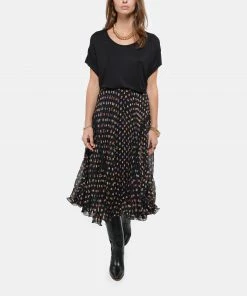 MARGAUX LONNBERG Tee-shirt Marlow Noir -Boutique MAJESTIC FILATURES unnamed file 4275